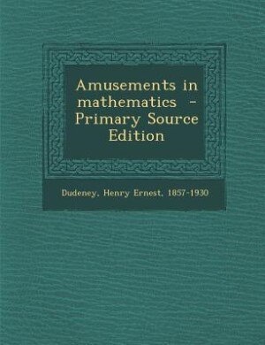 Couverture_Amusements in mathematics