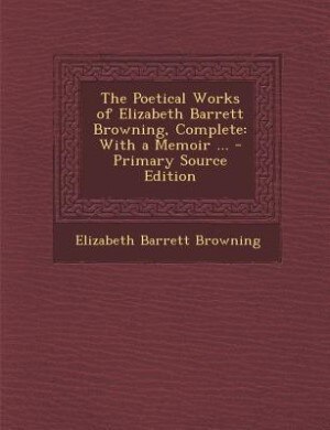 Couverture_The Poetical Works of Elizabeth Barrett Browning, Complete