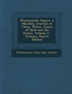 Front cover_Westminster Papers