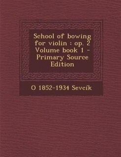Couverture_School of bowing for violin