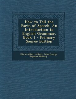 Front cover_How to Tell the Parts of Speech