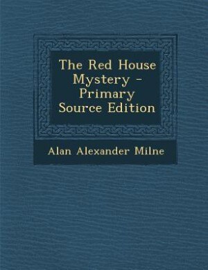 Front cover_The Red House Mystery