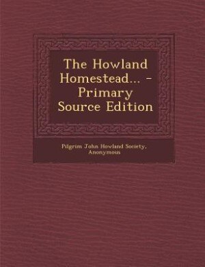 Couverture_The Howland Homestead...