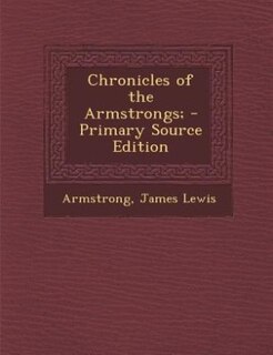 Couverture_Chronicles of the Armstrongs;