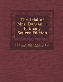 Couverture_The trial of Mrs. Duncan