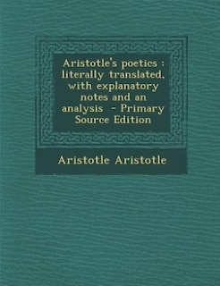 Front cover_Aristotle's poetics