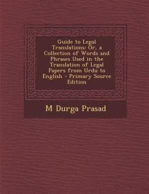 Couverture_Guide to Legal Translations