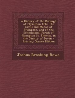 Couverture_A History of the Borough of Plympton Erle