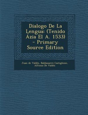 Couverture_Dialogo De La Lengua