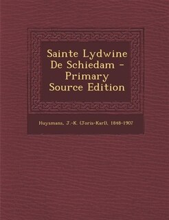 Front cover_Sainte Lydwine De Schiedam