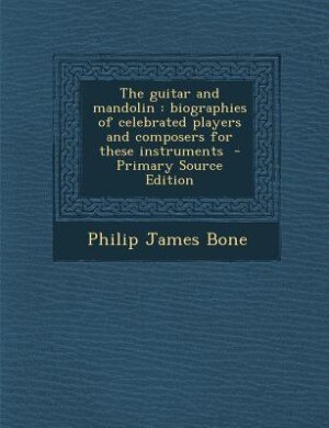 Front cover_The guitar and mandolin