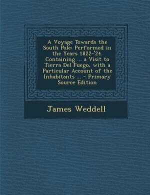 Front cover_A Voyage Towards the South Pole