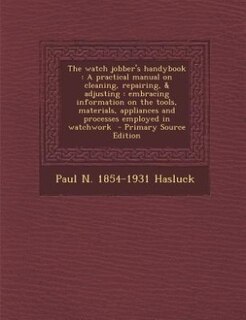 Couverture_The watch jobber's handybook