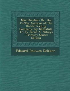Couverture_Max Havelaar