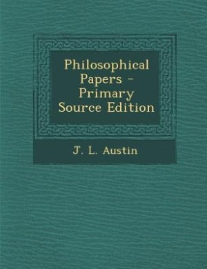 Front cover_Philosophical Papers