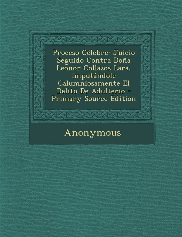 Front cover_Proceso Célebre