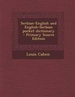 Front cover_Serbian-English and English-Serbian pocket dictionary