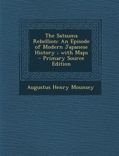 Front cover_The Satsuma Rebellion