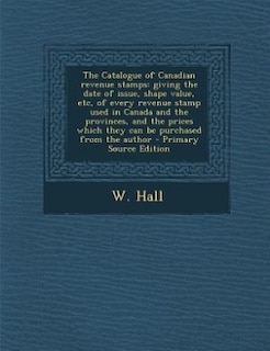 Couverture_The Catalogue of Canadian revenue stamps
