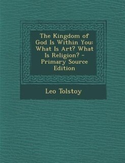 Couverture_The Kingdom of God Is Within You