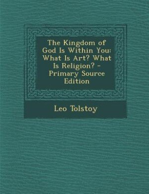 Couverture_The Kingdom of God Is Within You