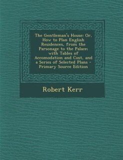 Couverture_The Gentleman's House