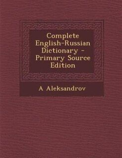 Complete English-Russian Dictionary