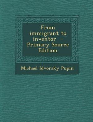 Front cover_From immigrant to inventor