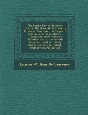 Front cover_The Lesser Key of Solomon, Goetia