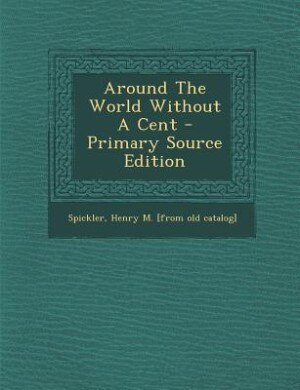 Couverture_Around The World Without A Cent