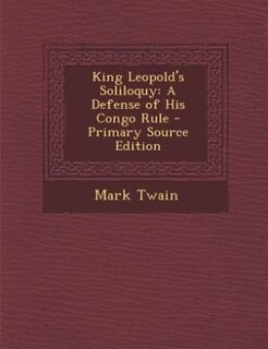 Couverture_King Leopold's Soliloquy