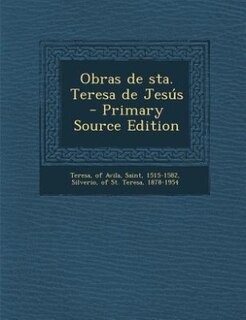 Front cover_Obras de sta. Teresa de Jesús - Primary Source Edition