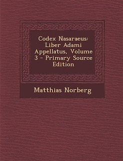 Couverture_Codex Nasaraeus