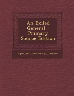 Couverture_An Exiled General - Primary Source Edition
