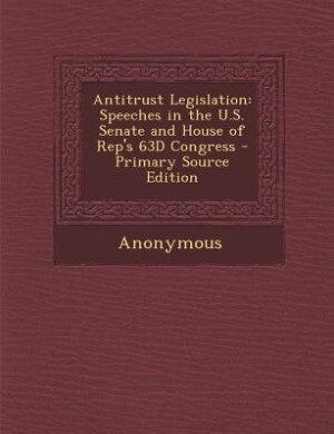 Couverture_Antitrust Legislation