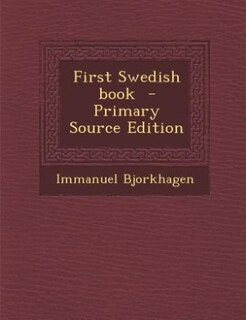Front cover_First Swedish book  - Primary Source Edition