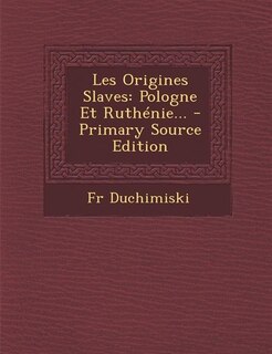 Front cover_Les Origines Slaves