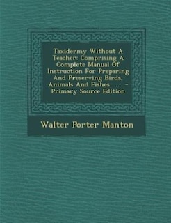 Couverture_Taxidermy Without A Teacher