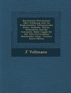 Front cover_Burschicoses Woerterbuch