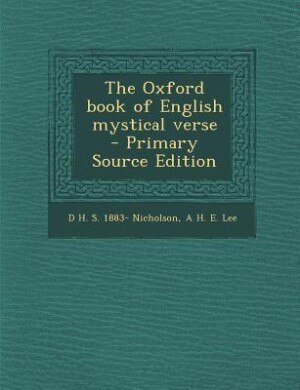 Front cover_The Oxford book of English mystical verse