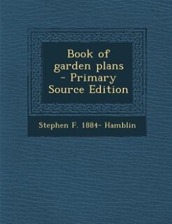 Couverture_Book of garden plans  - Primary Source Edition