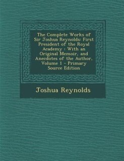 Couverture_The Complete Works of Sir Joshua Reynolds