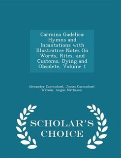 Front cover_Carmina Gadelica