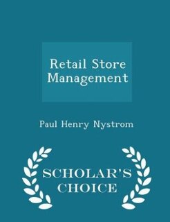 Couverture_Retail Store Management - Scholar's Choice Edition