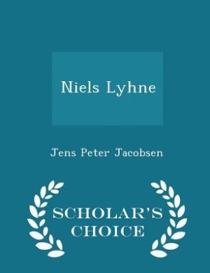 Front cover_Niels Lyhne - Scholar's Choice Edition