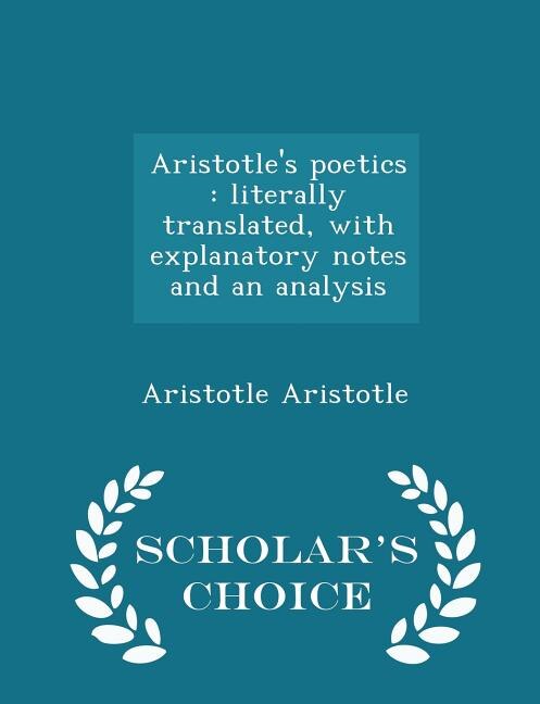 Front cover_Aristotle's poetics