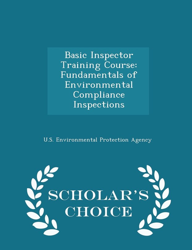 Front cover_Basic Inspector Training Course