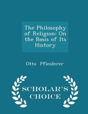 Couverture_The Philosophy of Religion