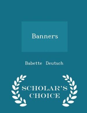 Front cover_Banners - Scholar's Choice Edition