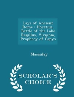 Front cover_Lays of Ancient Rome